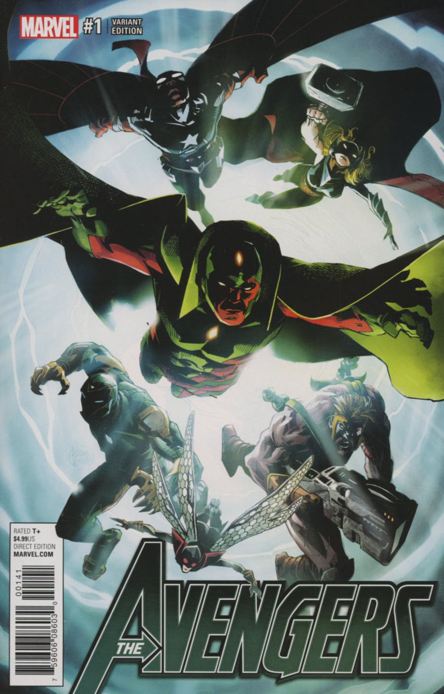 Avengers Vol 6 #1 Cover G Incentive Adam Kubert Variant Cover (Marvel Now Tie-In)