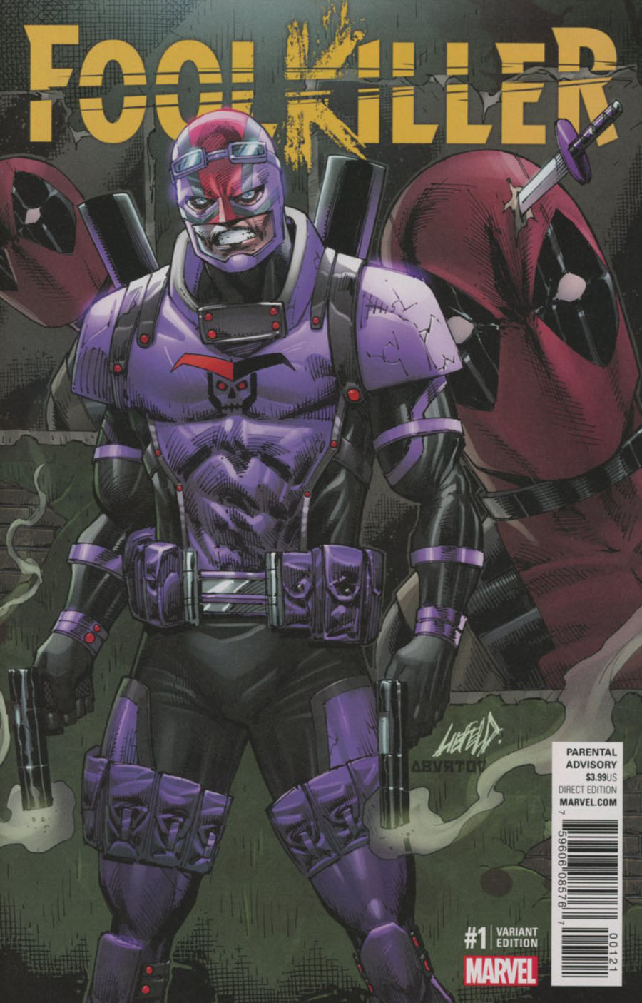 Foolkiller Vol 3 #1 Cover E Incentive Rob Liefeld Color Variant Cover (Marvel Now Tie-In)