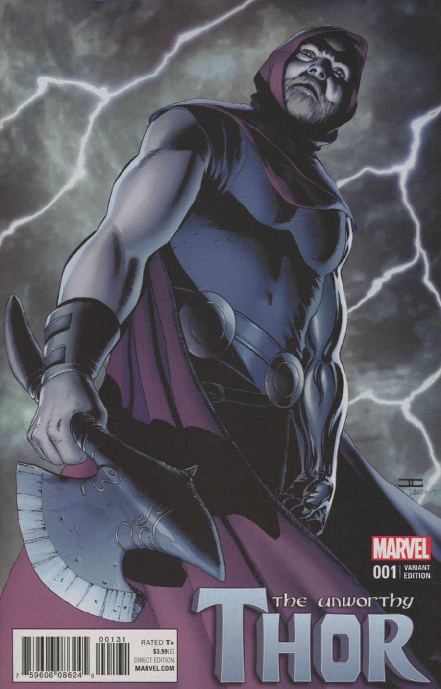 Unworthy Thor #1 Cover G Incentive John Cassaday Variant Cover (Marvel Now Tie-In)