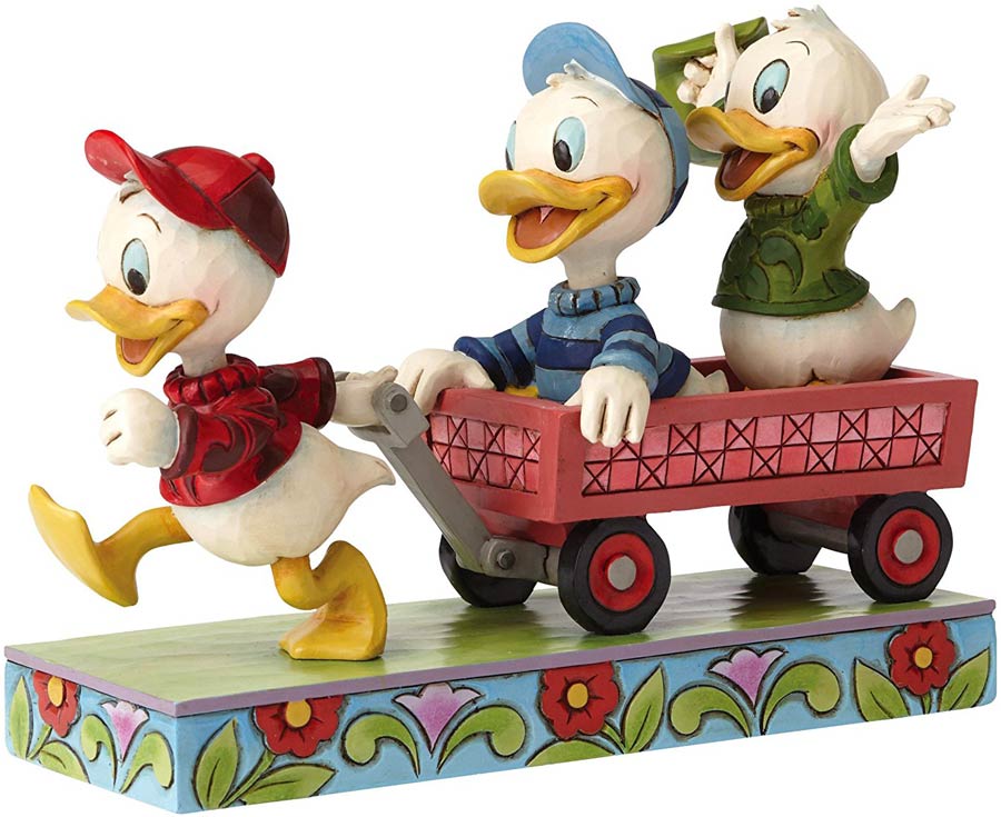 Disney Traditions Huey Dewey And Louie Figurine