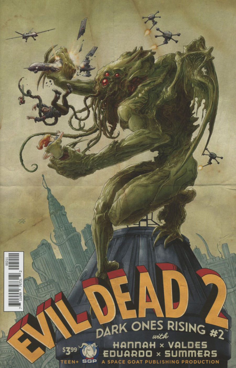 Evil Dead 2 Dark Ones Rising #2 Cover B Dave Youkovich Horror Homage
