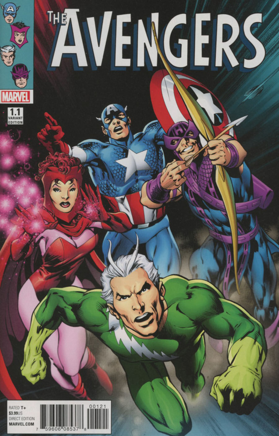 Avengers Vol 6 #1.1 Cover D Incentive Alan Davis Variant Cover (Marvel Now Tie-In)