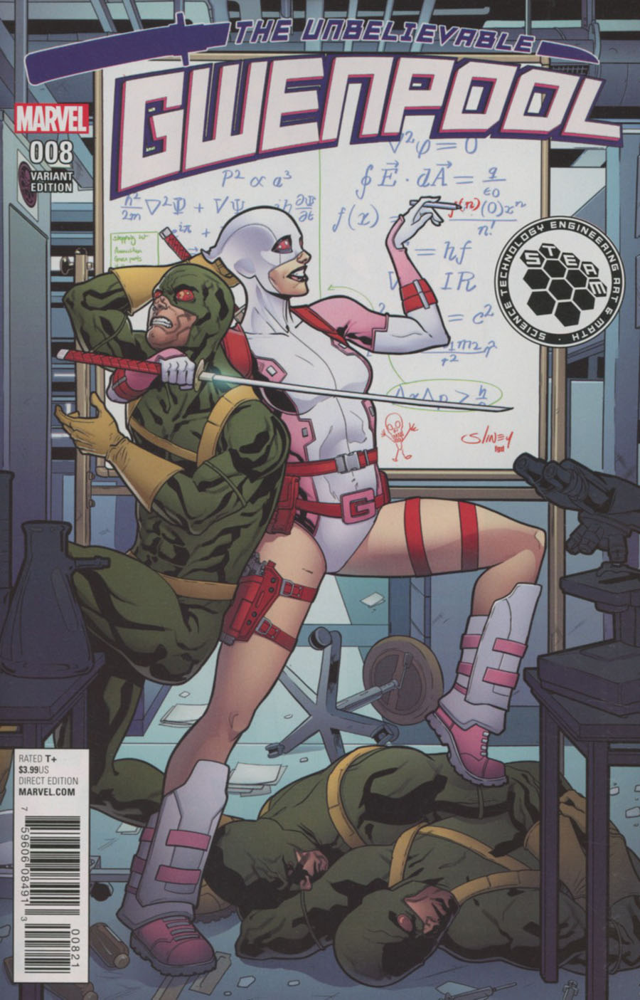 Gwenpool #8 Cover C Incentive Will Sliney STEAM Variant Cover