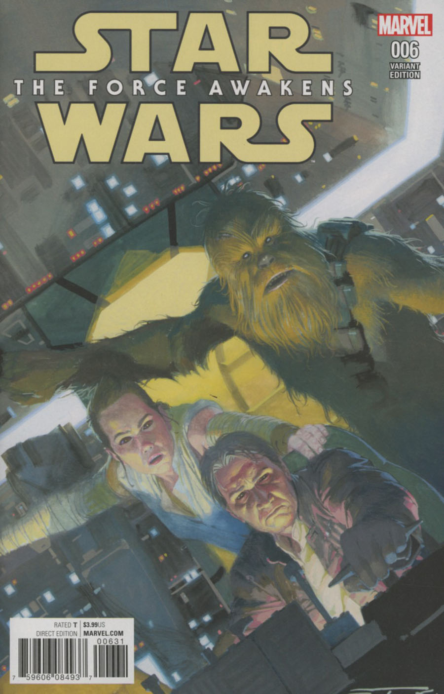 Star Wars Episode VII The Force Awakens Adaptation #6 Cover C Incentive Esad Ribic Variant Cover