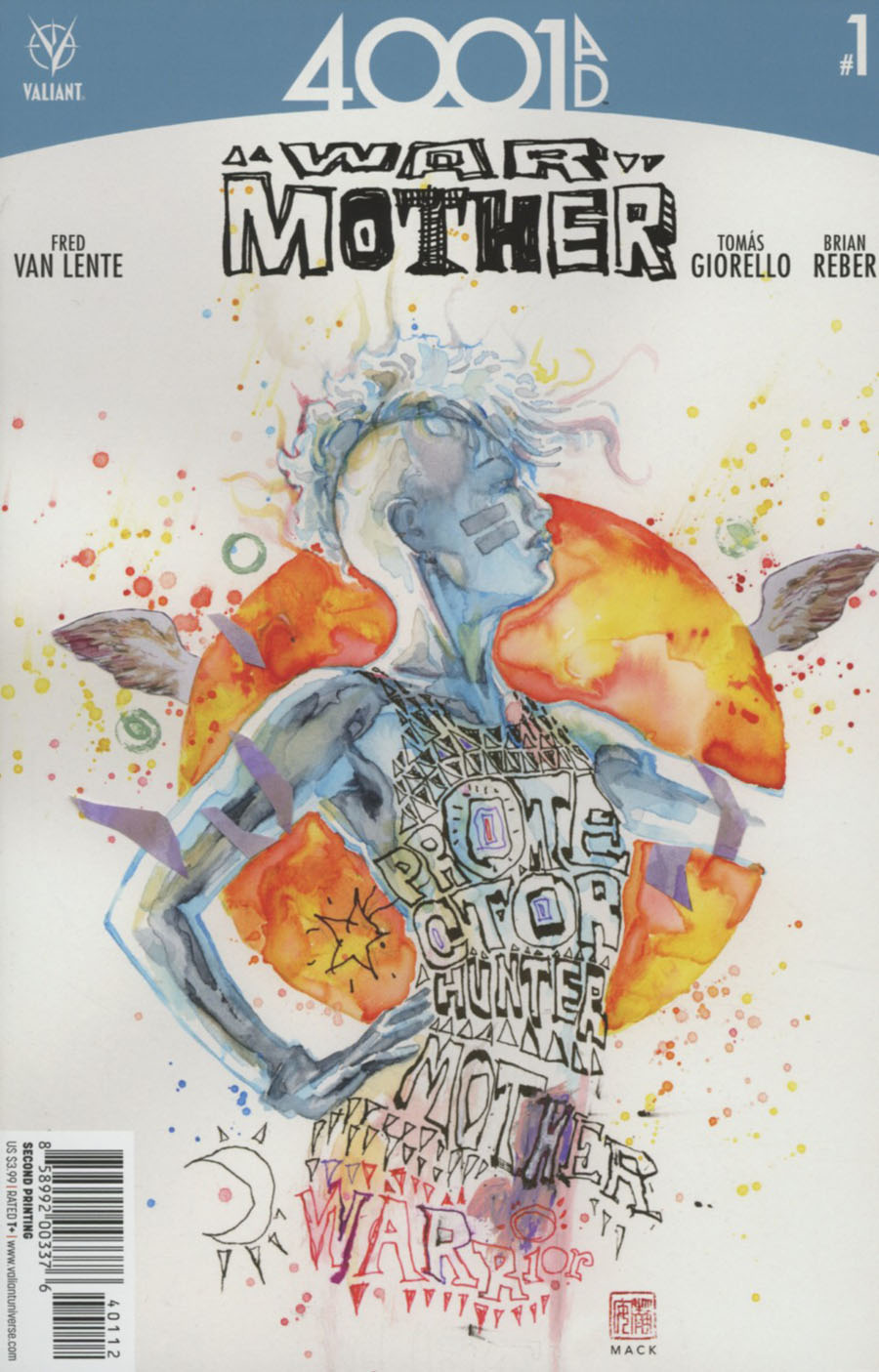 4001 AD War Mother #1 Cover F 2nd Ptg David Mack Variant Cover