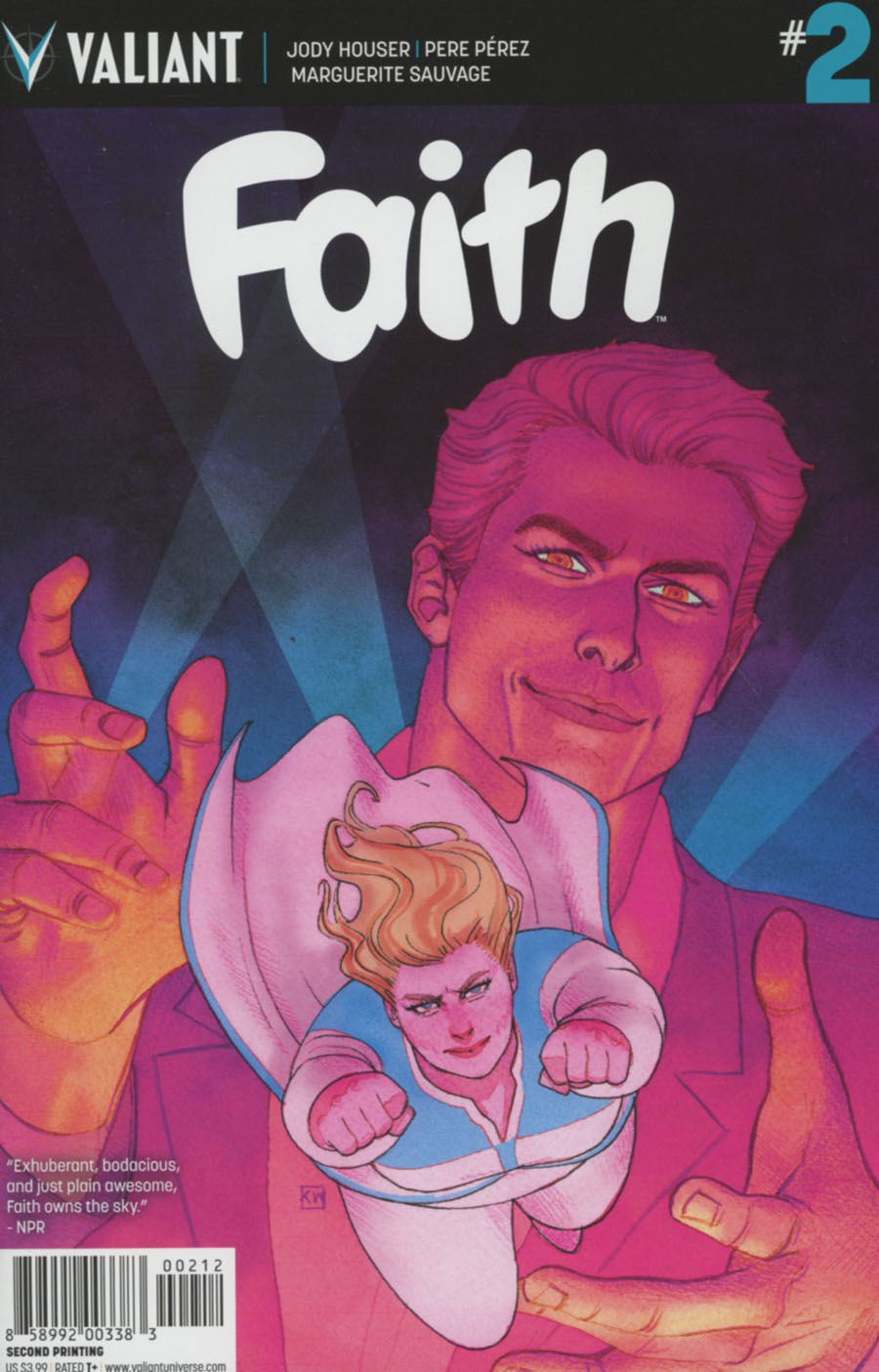 Faith (Valiant Entertainment) #2 Cover G 2nd Ptg Kevin Wada Variant Cover