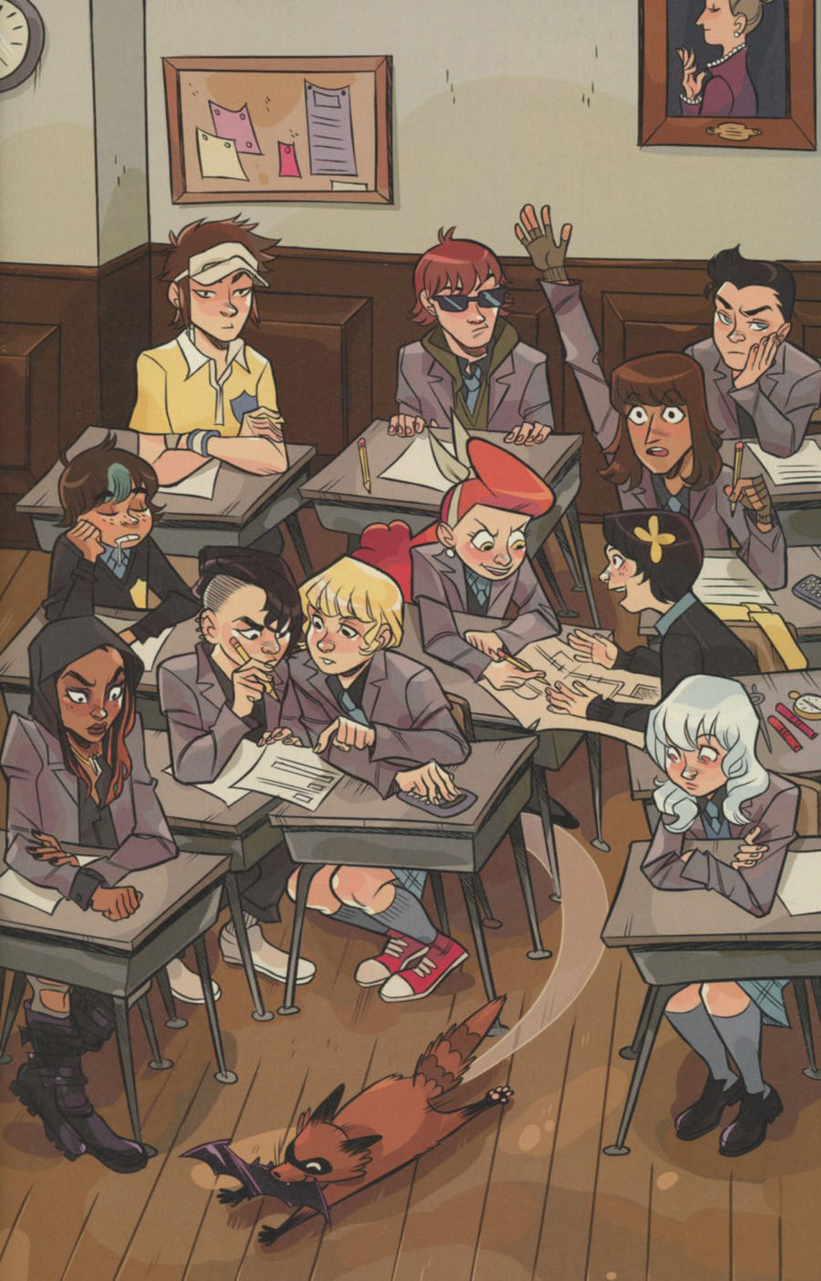 Lumberjanes Gotham Academy #6 Cover C Incentive Carolyn Nowak Virgin Variant Cover