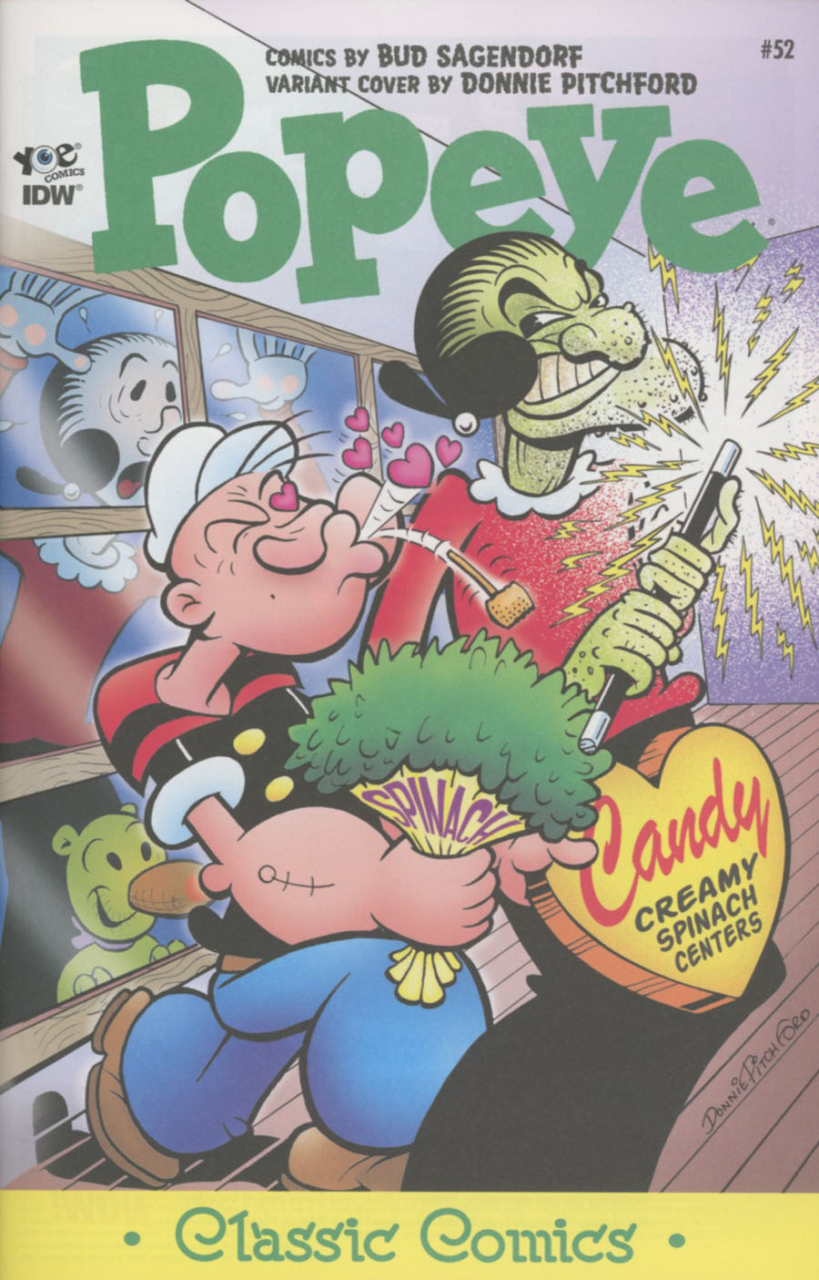 Classic Popeye #52 Cover B Incentive Donnie Pitchford Variant Cover