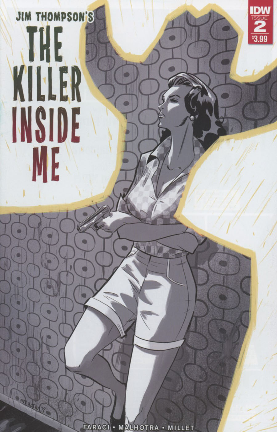Jim Thompsons Killer Inside Me #2 Cover C 2nd Ptg Vic Malhotra Variant Cover