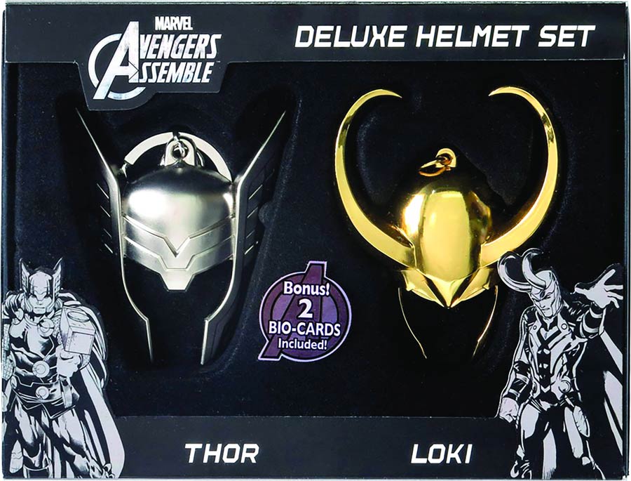Loki And Thor Gold Pewter SDCC 2016 Exclusive Keyring Set