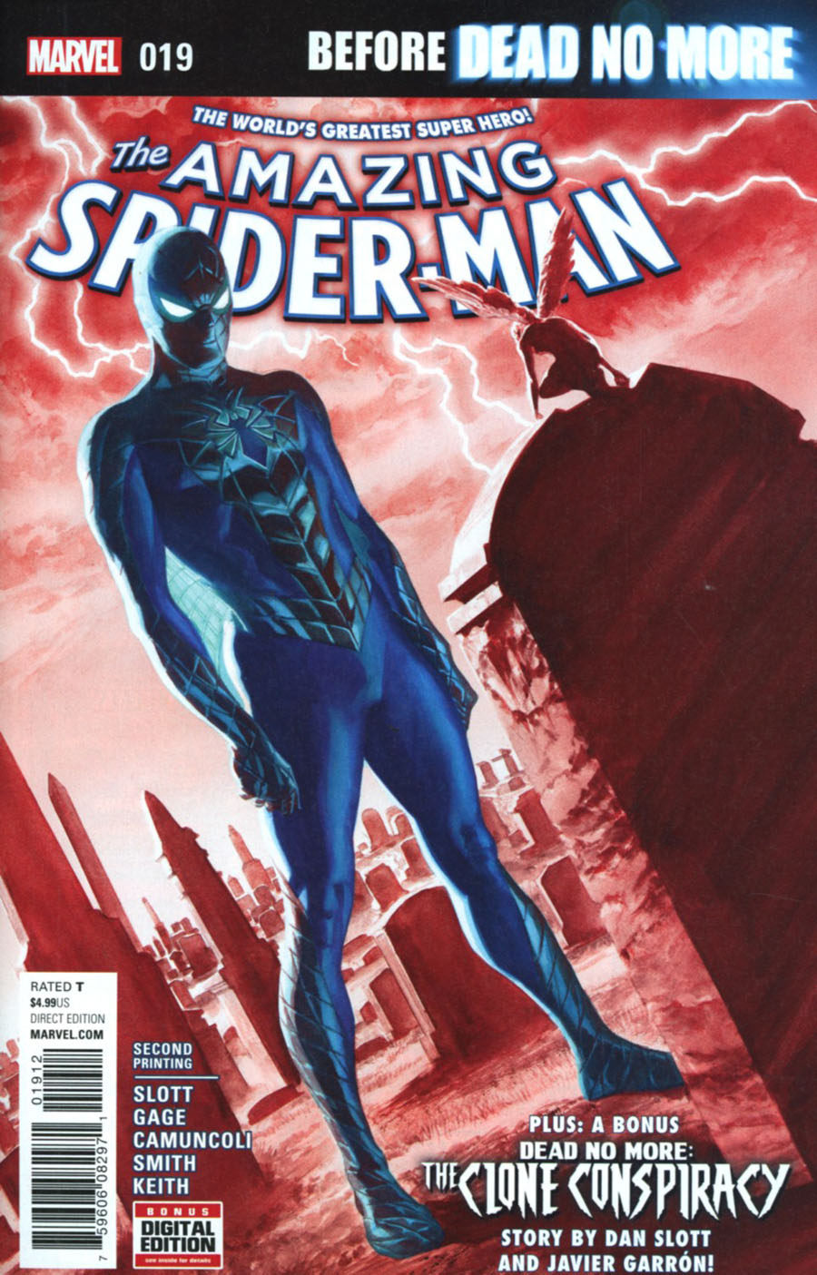 Amazing Spider-Man Vol 4 #19 Cover C 2nd Ptg Alex Ross Variant Cover (Dead No More Prelude)