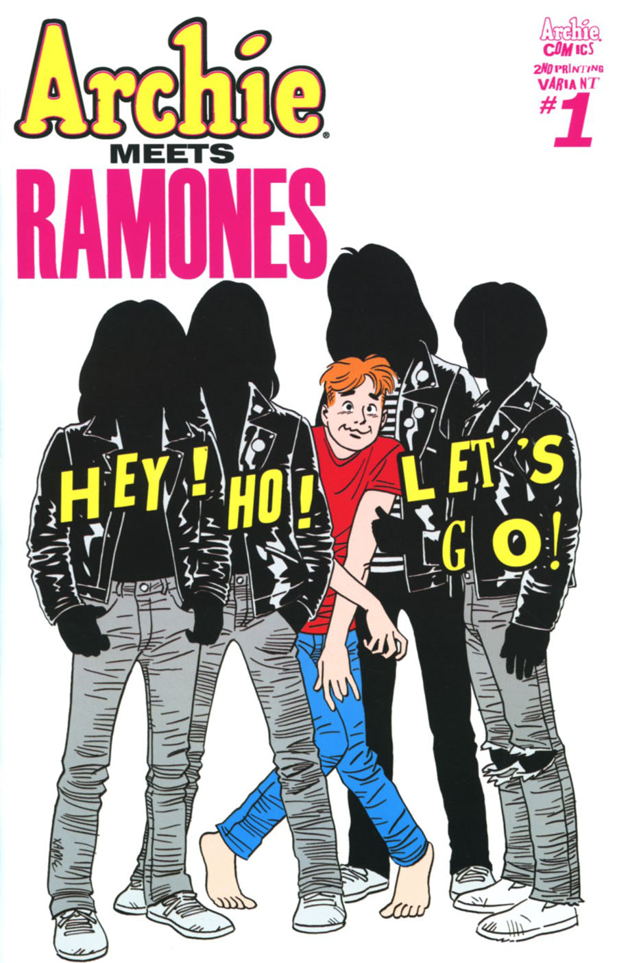 Archie Meets The Ramones One Shot Cover E 2nd Ptg Jaime Hernandez Variant Cover