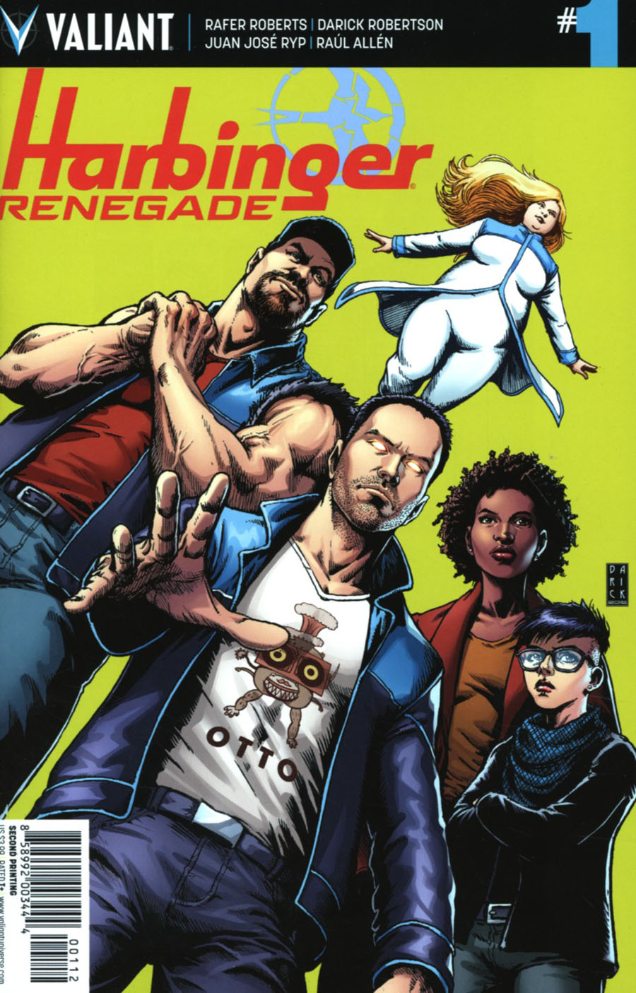 Harbinger Renegade #1 Cover R 2nd Ptg Darick Robertson Variant Cover