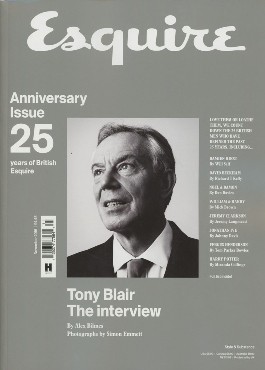 Esquire UK November 2106 Anniversary Issue