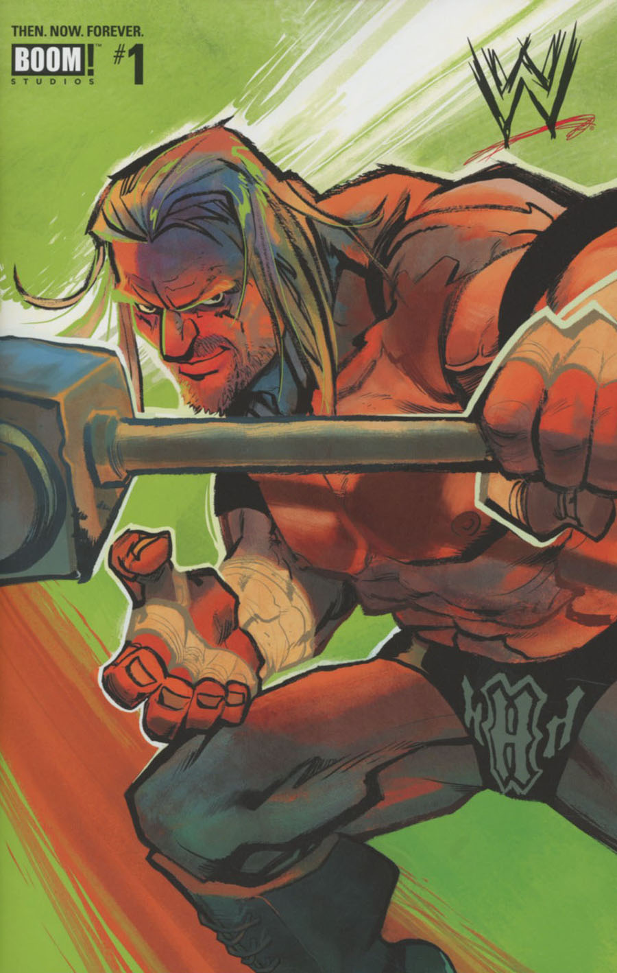 WWE Then Now Forever #1 Cover F Regular Matias Bergara Triple H Then Cover - Midtown Comics WWE Then Now Forever #1 Cover F Regular Matias Bergara Triple H Then Cover - Midtown Comics