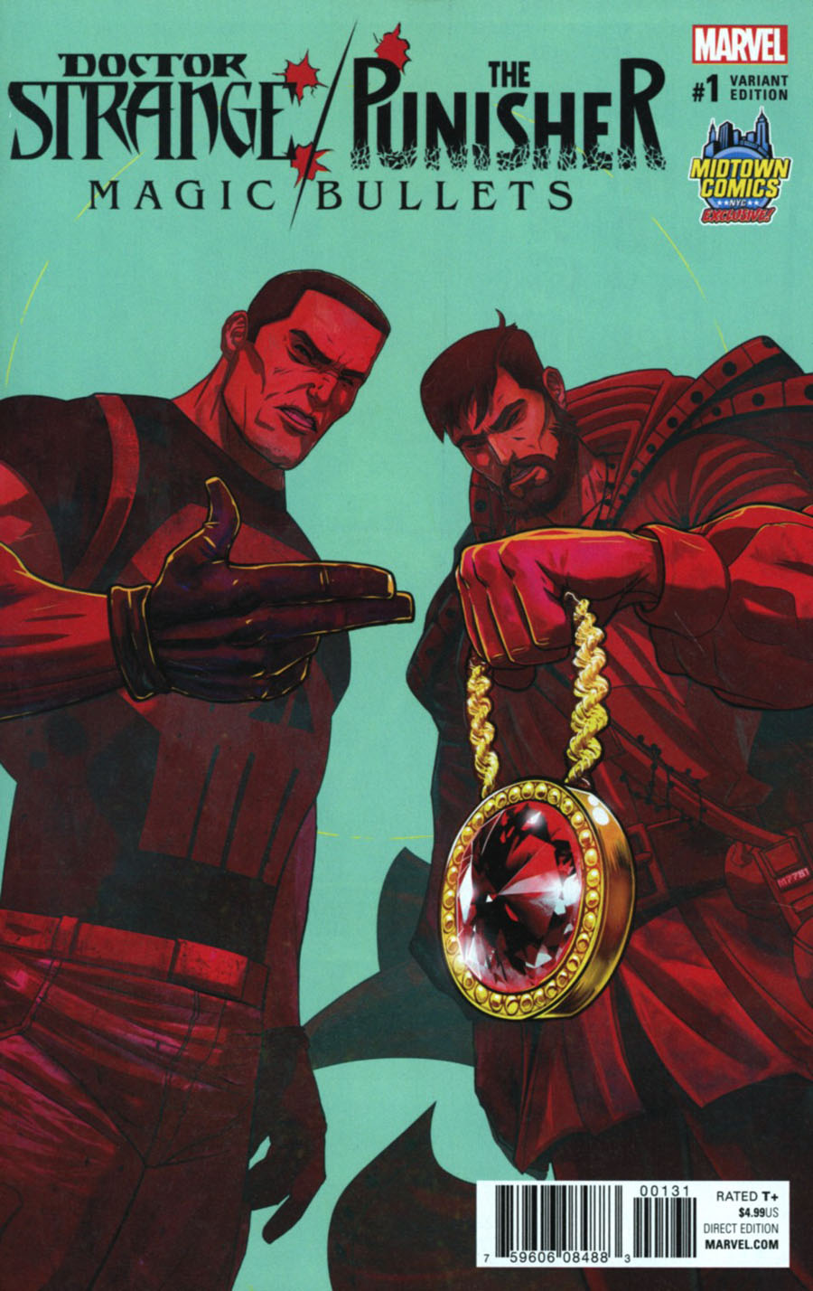 Doctor Strange Punisher Magic Bullets #1 Cover B Midtown Exclusive Marco DAlfonso Run The Jewels Variant Cover