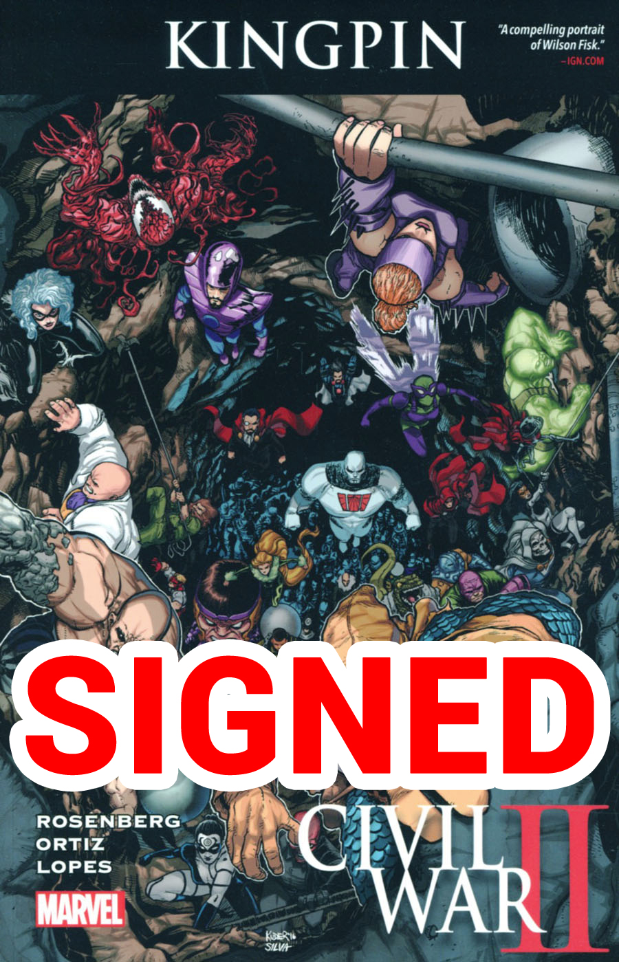 Civil War II Kingpin TP Signed By Matthew Rosenberg (Limit 1 Per Customer)