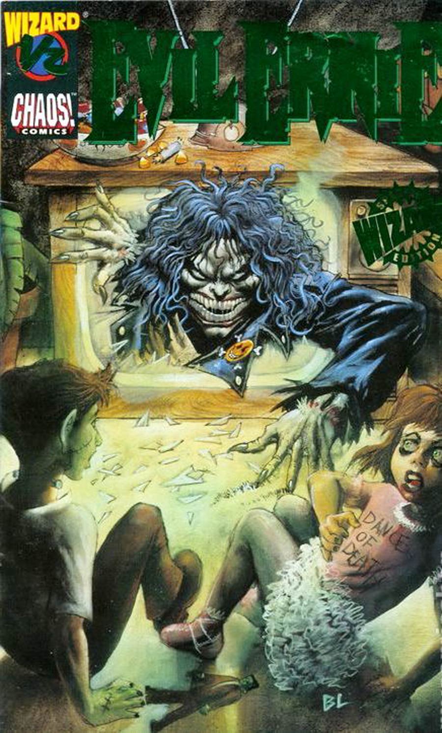 Evil Ernie #1/2 Cover D Green Foil Edition Without Certificate