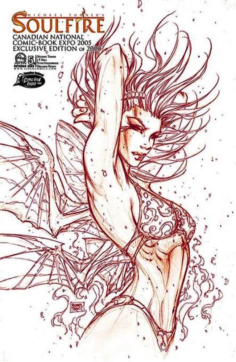 Soulfire #5 Cover B Michael Turner Canadian National Expo Limited Edition Cover