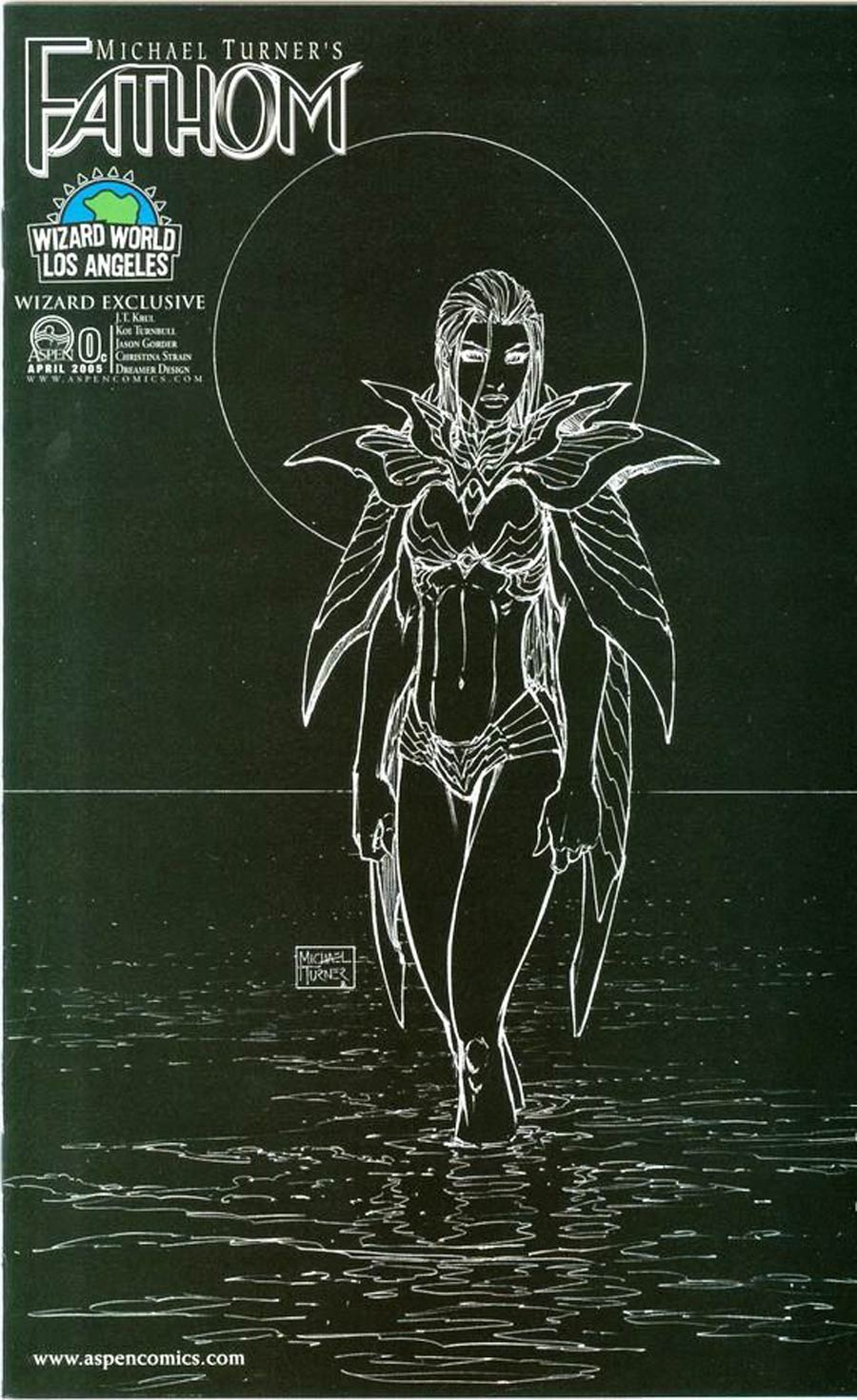 Fathom Vol 2 #0 Cover C Wizard World Los Angeles VIP Michael Turner Exclusive Cover