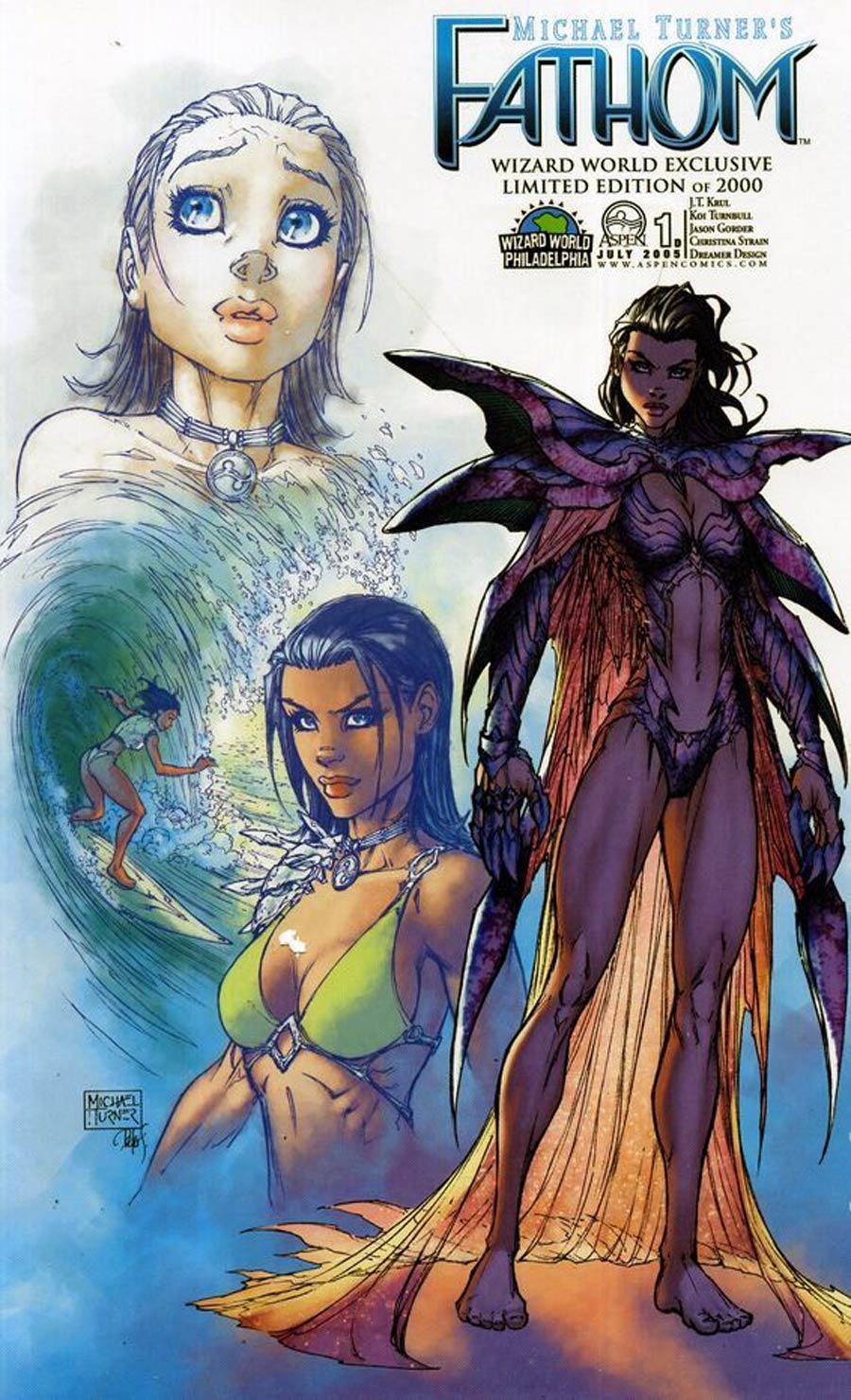 Fathom Vol 2 #1 Cover D Wizard World Philadelphia Exclusive Cover Michael Turner