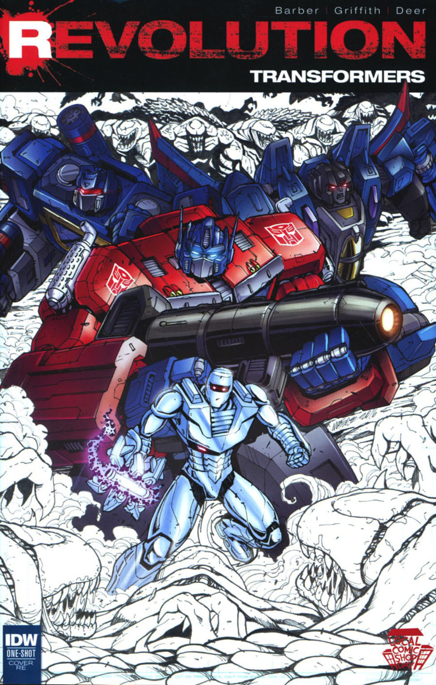 LCSD 2016 Transformers Revolution #1 Variant Marcelo Matere Cover