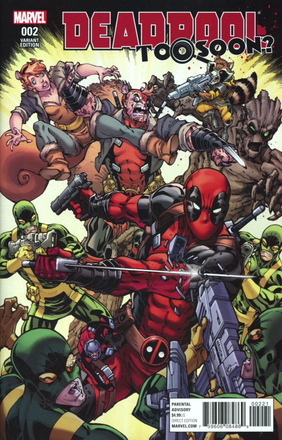 Deadpool Too Soon #2 Cover B Incentive Variant Cover
