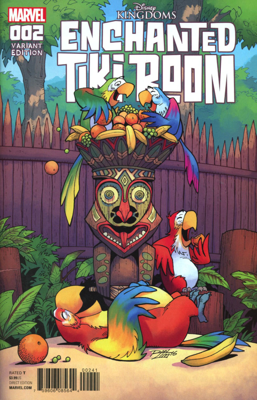 Disney Kingdoms Enchanted Tiki Room #2 Cover D Incentive Ron Lim Variant Cover