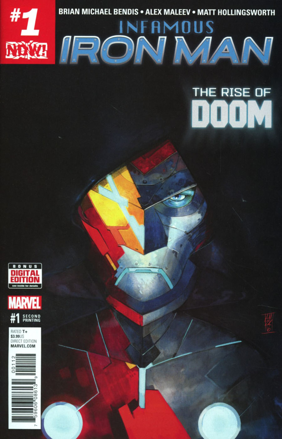 Infamous Iron Man #1 Cover I 2nd Ptg Alex Maleev Variant Cover (Marvel Now Tie-In)