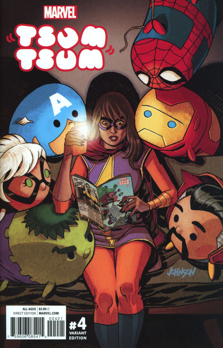 Marvel Tsum Tsum #4 Cover C Incentive Dave Johnson Variant Cover