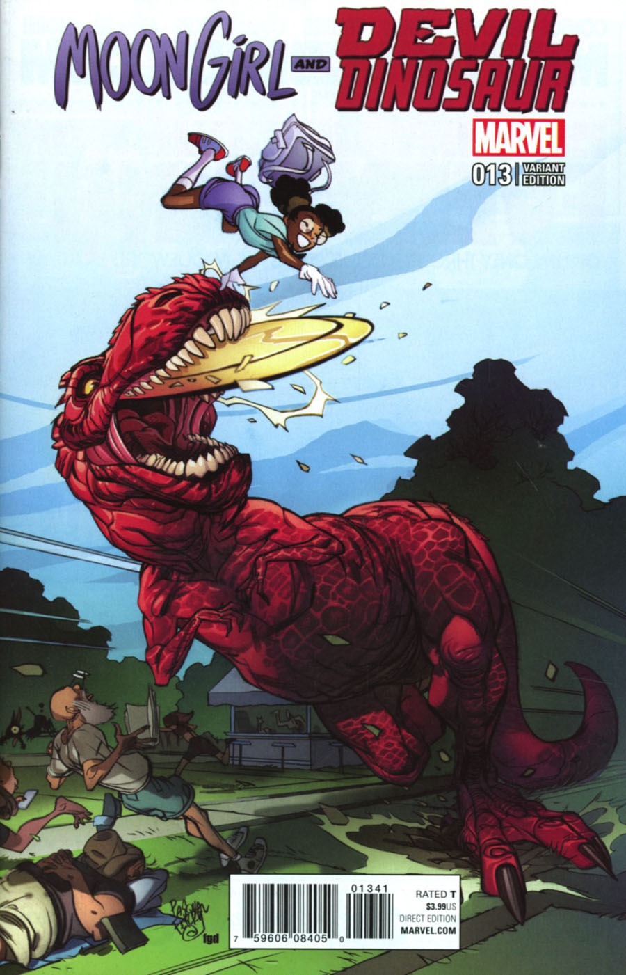 Moon Girl And Devil Dinosaur #13 Cover F Incentive Pasqual Ferry Variant Cover (Marvel Now Tie-In)