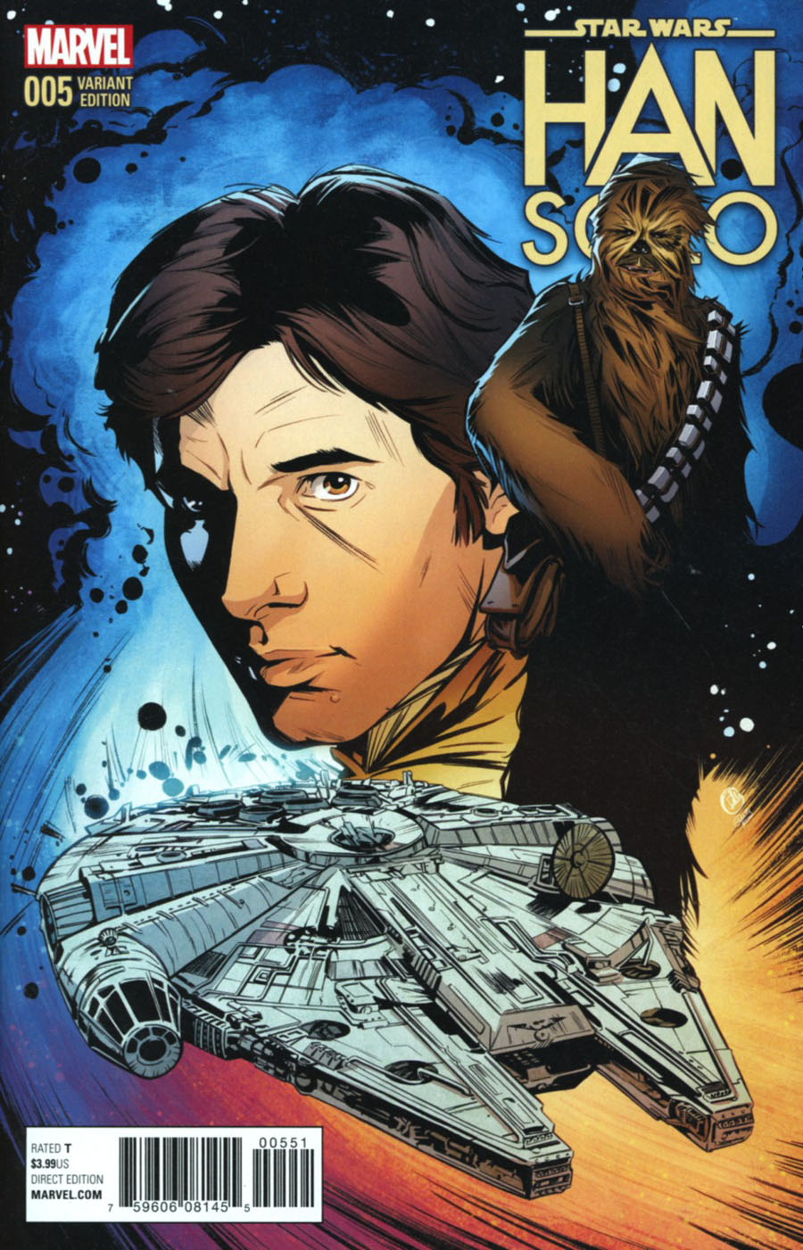 Star Wars Han Solo #5 Cover E Incentive Joelle Jones Variant Cover