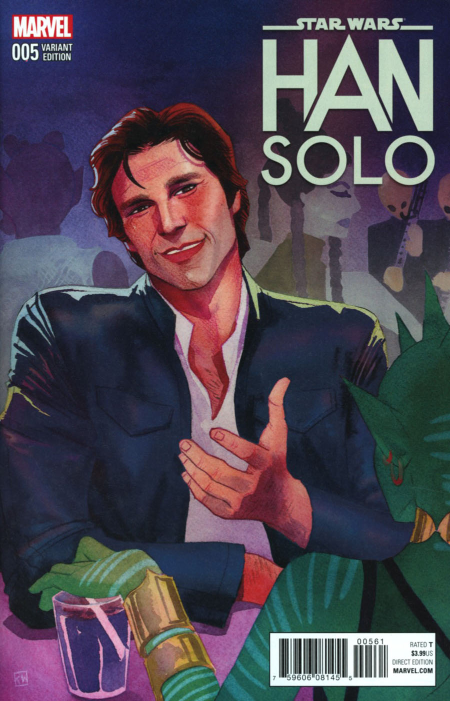 Star Wars Han Solo #5 Cover F Incentive Kevin Wada Variant Cover