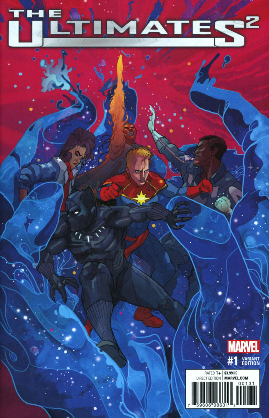 Ultimates (Squared) #1 Cover E Incentive Christian Ward Variant Cover (Marvel Now Tie-In)