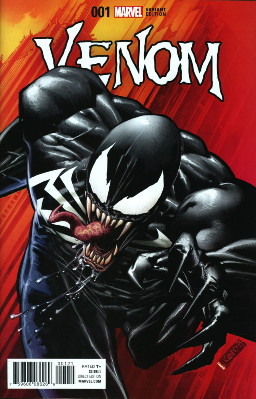 Venom Vol 3 #1 Cover F Incentive Rick Leonardi Variant Cover (Marvel Now Tie-In)