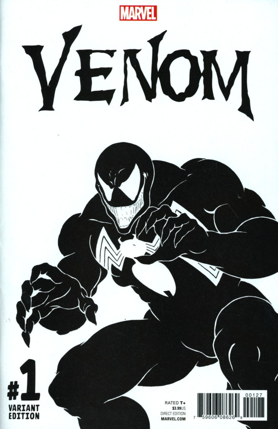 Venom Vol 3 #1 Cover H Incentive Todd McFarlane Sketch Variant Cover