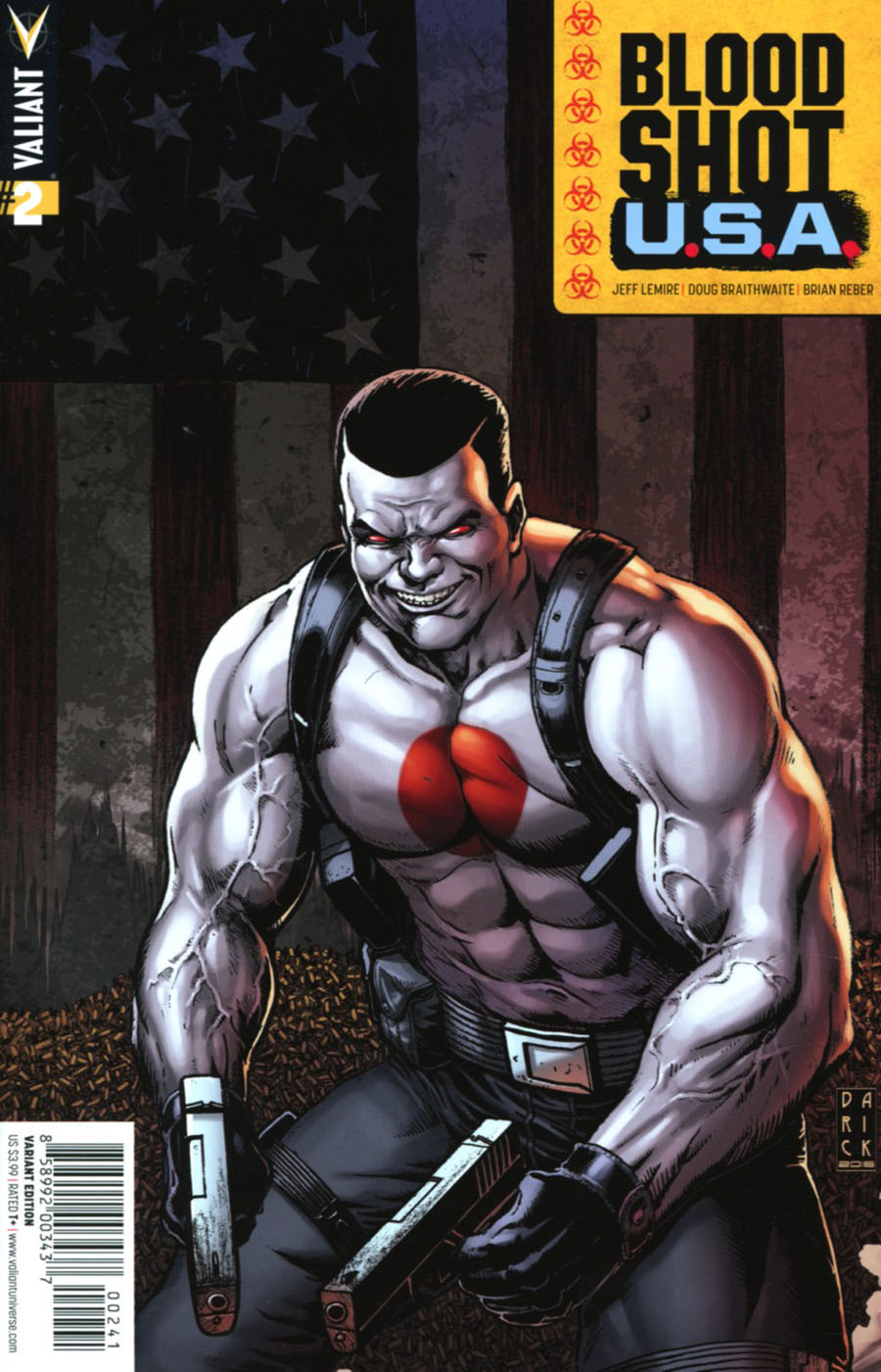 Bloodshot USA #2 Cover D Incentive Darick Robertson Variant Cover