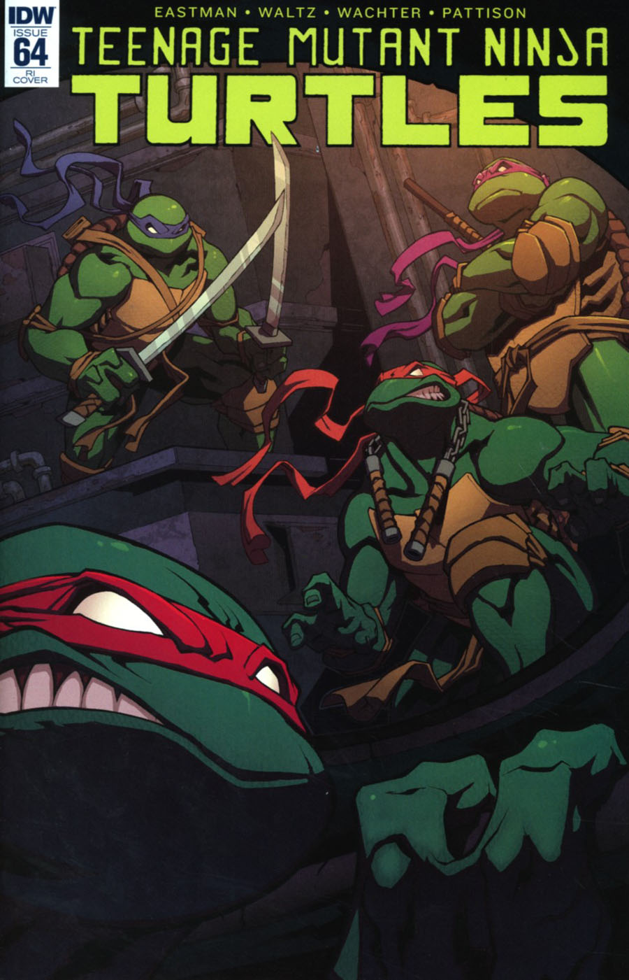 Teenage Mutant Ninja Turtles Vol 5 #64 Cover C Incentive Edwin Huang Variant Cover