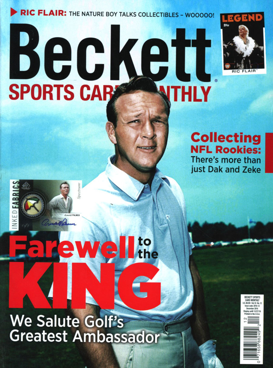 Beckett Sports Card Monthly Vol 33 #12 December 2016