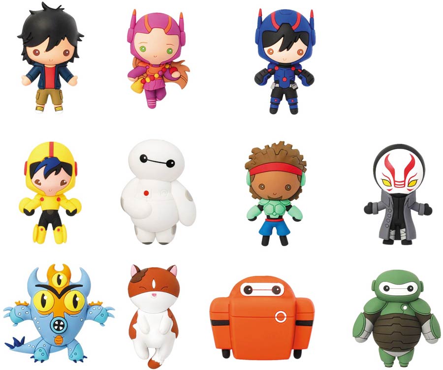 Disney Big Hero 6 3D Laser Cut Figural Keyring Blind Mystery Box