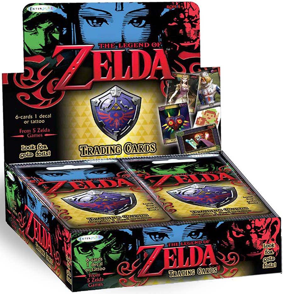 Legend Of Zelda Trading Cards Box