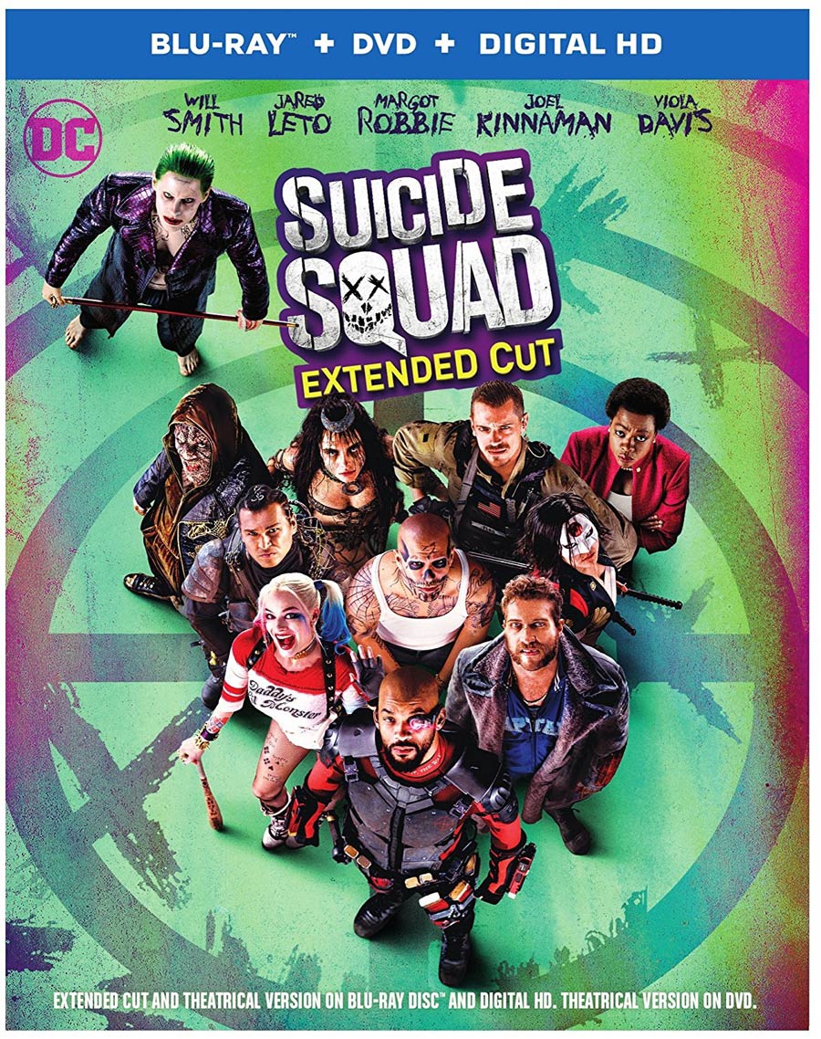 Suicide Squad Extended Cut Blu-ray DVD
