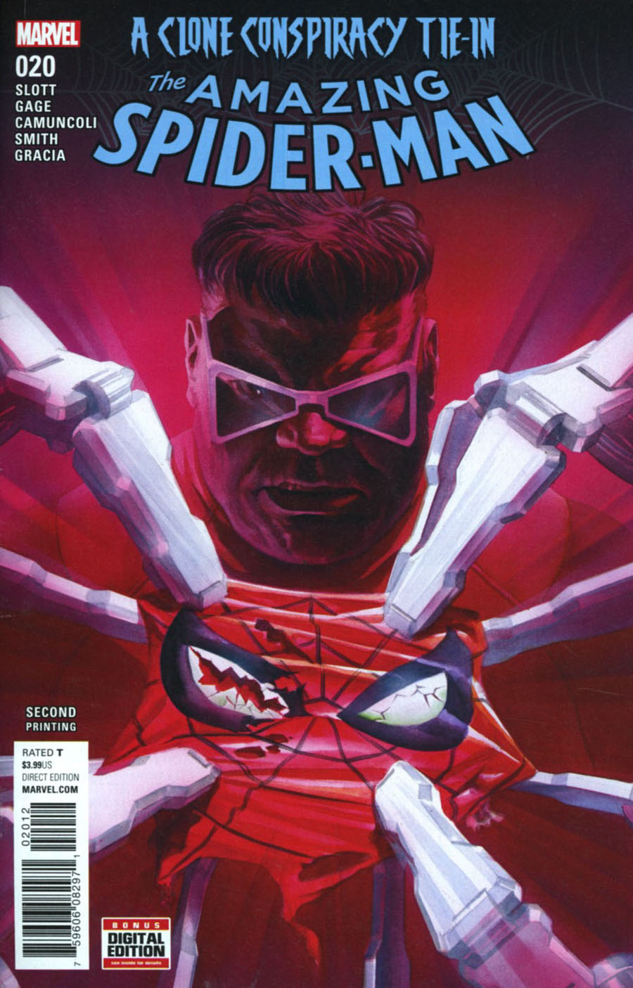 Amazing Spider-Man Vol 4 #20 Cover C 2nd Ptg Alex Ross Variant Cover (Clone Conspiracy Tie-In)