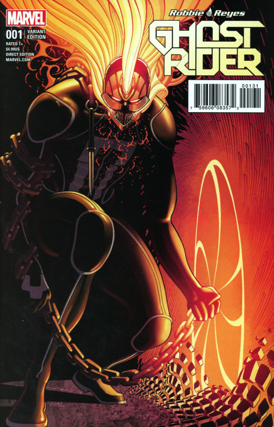 Ghost Rider Vol 7 #1 Cover H Incentive Tradd Moore Variant Cover (Marvel Now Tie-In)