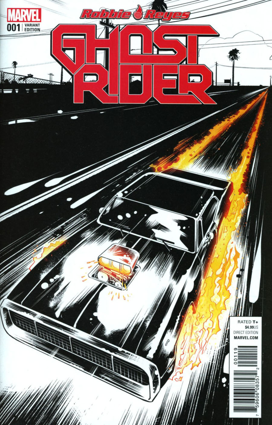 Ghost Rider Vol 7 #1 Cover I Incentive Danillo Beyruth Variant Cover (Marvel Now Tie-In)