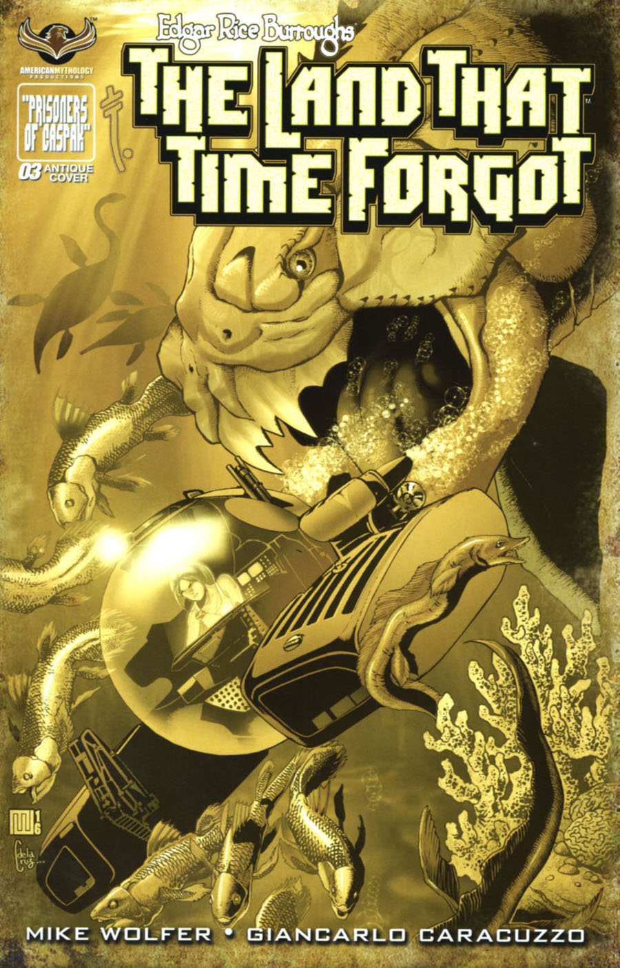 Edgar Rice Burroughs Land That Time Forgot #3 Cover C Incentive Turn Of The Century Variant Cover