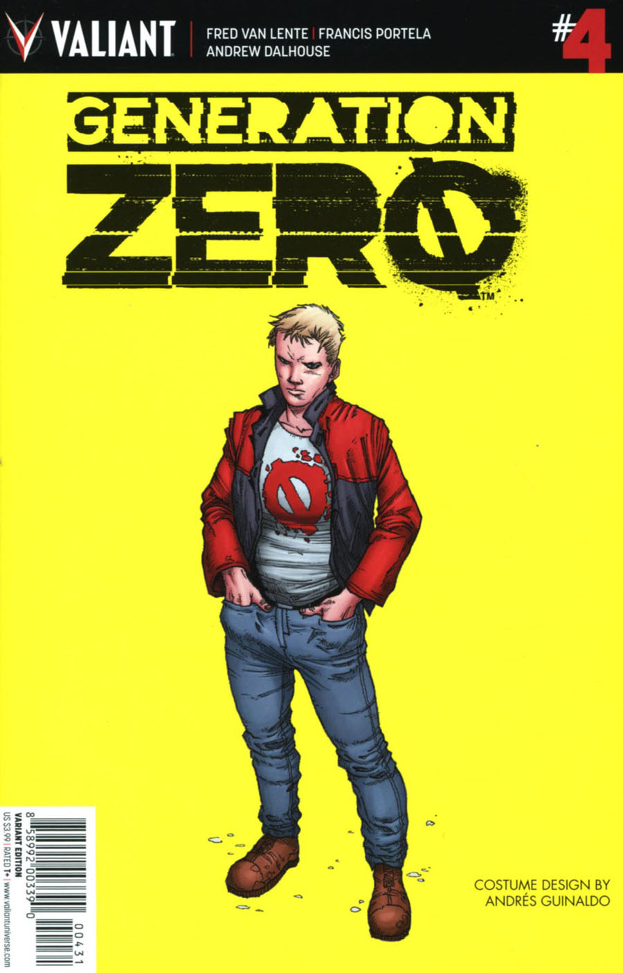 Generation Zero #4 Cover C Incentive Andres Guinaldo Character Design Variant Cover