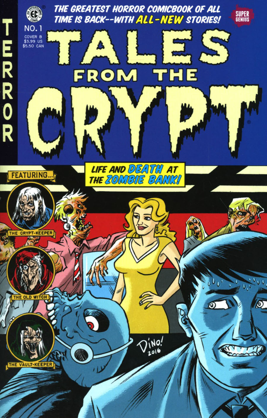Tales From The Crypt Vol 3 #1 Cover D Variant Dean Haspiel Cover