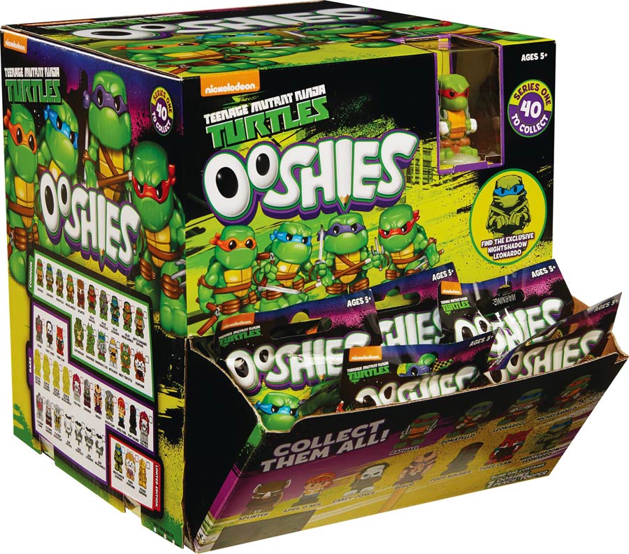 Teenage Mutant Ninja Turtles Ooshies Series 1 Mini Figure Blind Mystery Box