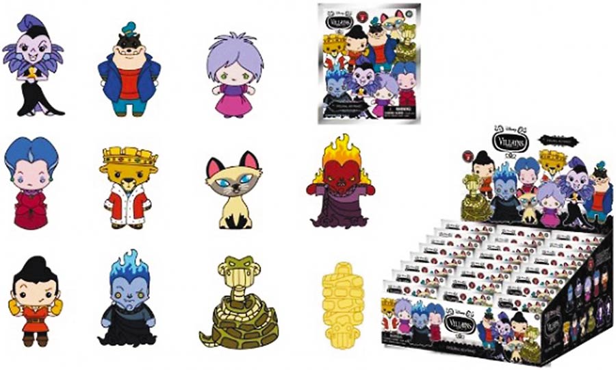 Disney Villains Laser Cut Figural Keyring Series 2 Blind Mystery Box